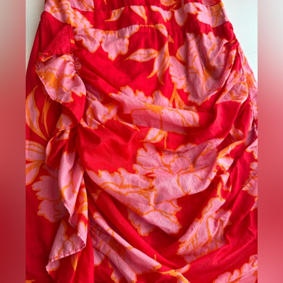 Olivaceous Tropical Print Dress Size Small - Picture 7 of 10